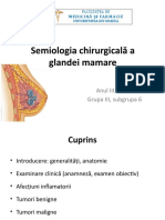 Semiologia Chirurgicală A Glandei Mamare