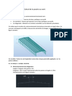 Calcul de La Poutre Au Vent