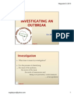 Investigating An Outbreak, March 2010 (Compatibility Mode)