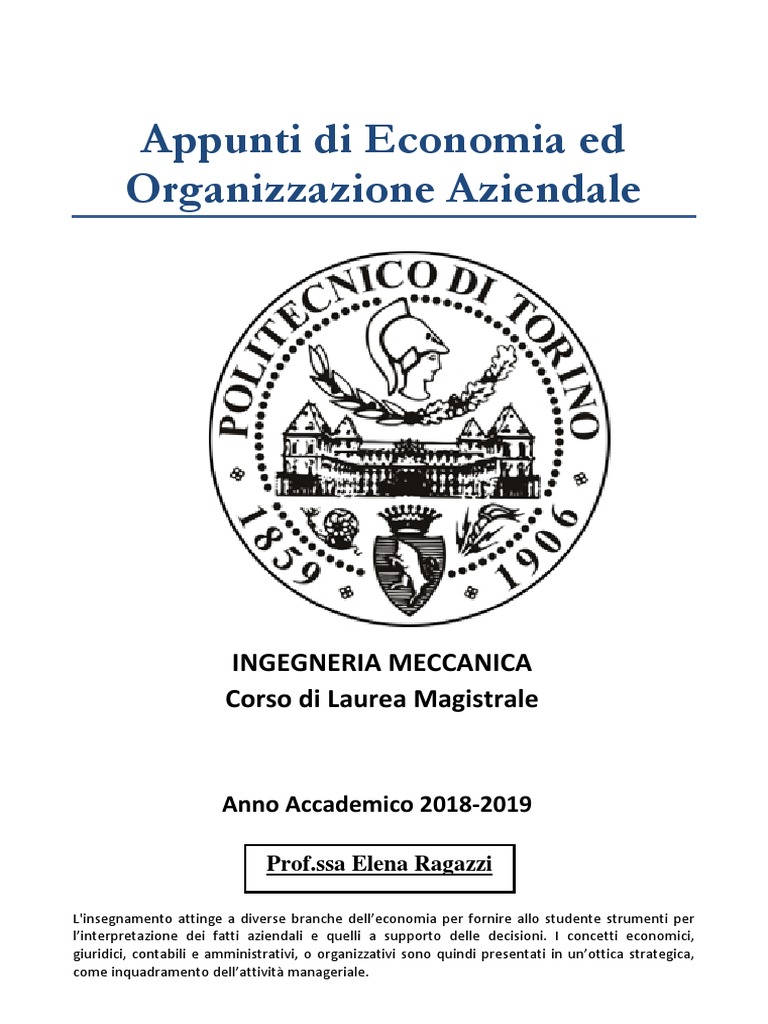Corso Di Laurea Magistrale Ingegneria Meccanica