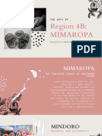 Region 4B: Mimaropa: The Arts of