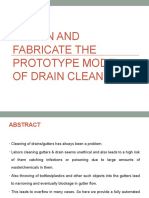 Design and Fabricate The Prototype Model of Drain