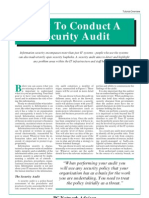 How to Conduct a Security Audit