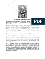 DR Carlos Juan Finlay Barres - 1833 1915 - 1