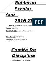 Gobierno Escolar Matutina 2014-2015