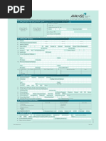 Avanse App Form PDF