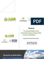 Presentacion Ponencia Asociatividad - Desarrollo Rural en Colombia PDF
