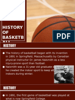 History OF Basketb ALL