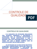 Controle - Qualidade - Padroes e Testes