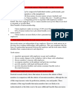 1.1 Trade Unions May Be Composed of Individual Workers, Professionals, Past