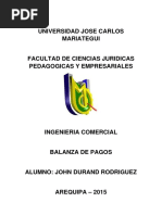BALANZA DE PAGOS