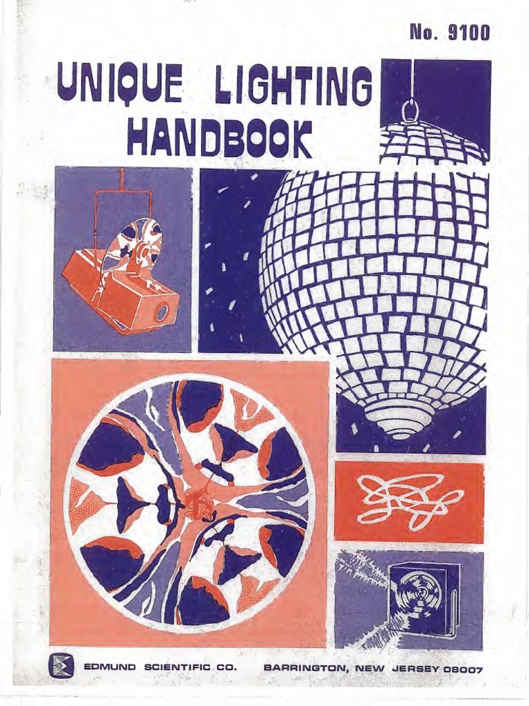 Unique Lighting Handbook (Edmund, 1969) Text PDF PDF Ultraviolet Incandescent Light Bulb