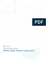 UPPSC 2020: Modern India Part 3