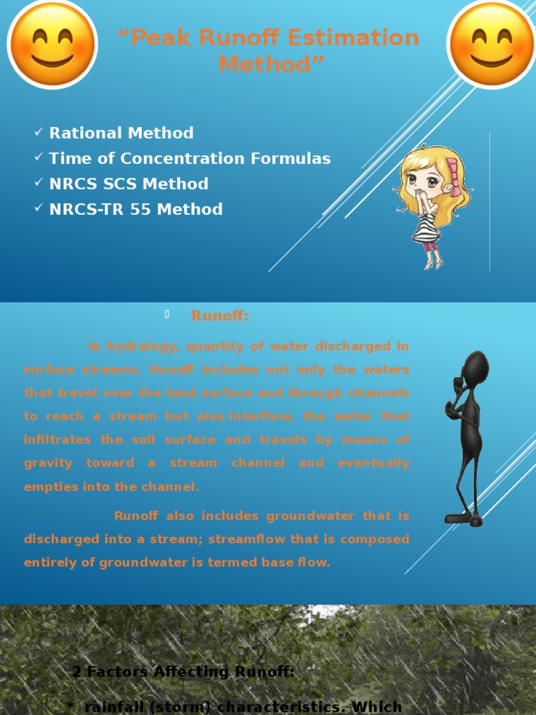 Peak Runoff Estimation Pdf