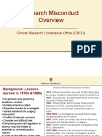Research Misconduct: Clinical Research Compliance Office (CRCO)