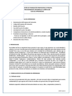 Gestión de Formación Profesional Integral Procedimiento Desarrollo Curricular Guía de Aprendizaje