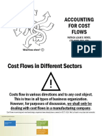Accounting For Cost Flows: Patrick Louie E. Reyes, CTT, Micb, Rca, Cpa