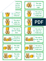 Prepositions Bingo