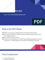 The Siop Model