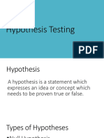 008 Hypothesis Testing LECTURE