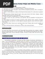 Convém a Jesus Estar Hoje em Minha Casa