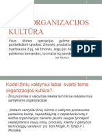 Ziniu Organizacijos Kultūra