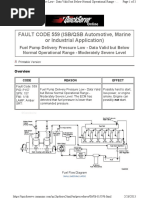 FAULT CODE 559 (ISB/QSB Automotive, Marine or Industrial Application)