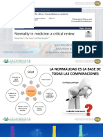 Normalidad en Medicina Una Revisión Crítica