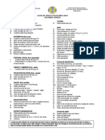 Lista de Útiles 2do Grado