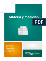 Materia y Medición