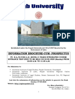 Information Brochure-Cum-Prospectus: ENTRANCE TEST-2020 TO BE HELD ON 24-05-2020 (Sunday) FROM 10:00 A.M. TO 11:30 A.M