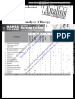 Analysis of Biology (2004 - 2007)