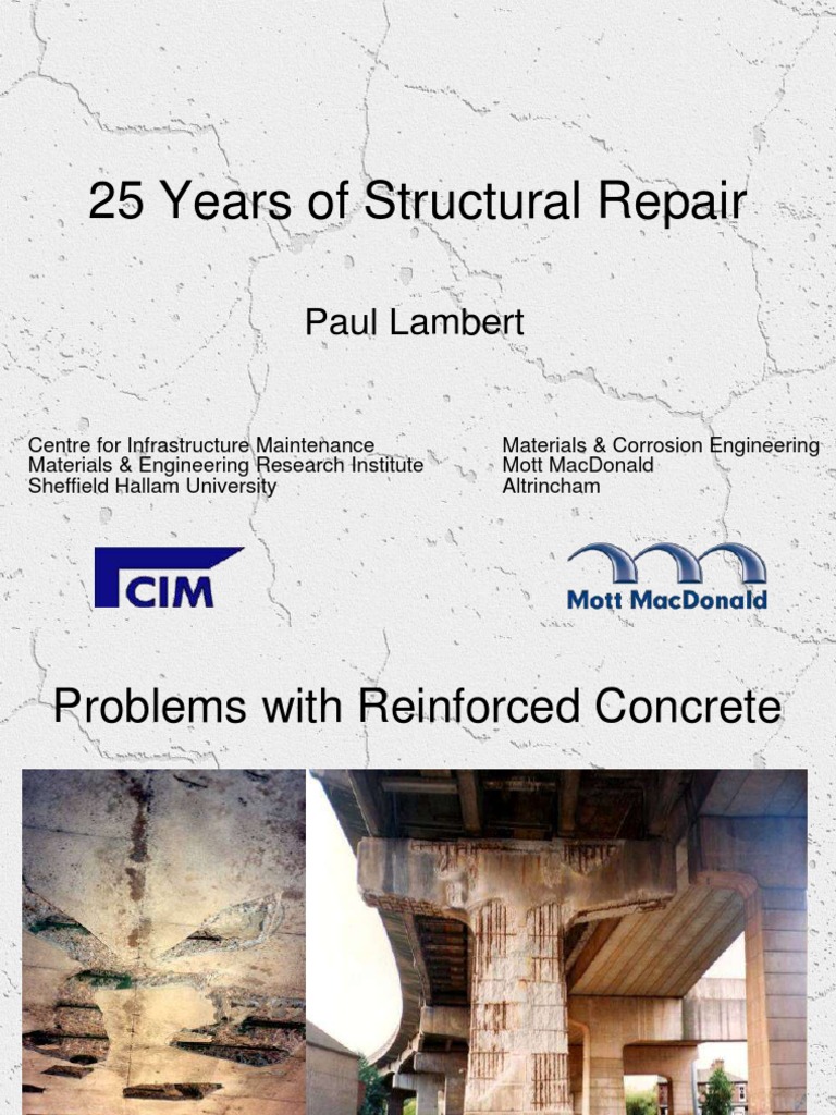 Structural Repairs in Power Plants | PDF | Concrete | Materials