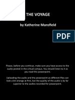 The Voyage: by Katherine Mansfield