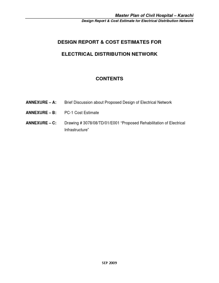 Electrical Network Design Report | PDF | Science & Mathematics ...