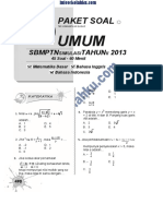 Prediksi Soal SBMPTN 2017 Tes Kemampuan Dasar (Pengetahuan Umum)