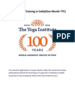 Yoga Teacher Training in India