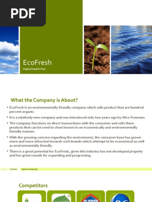 EcoFresh - Digital Marketing Plan
