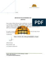 Carta Recomendación Laboral WILFRIDO MENESES
