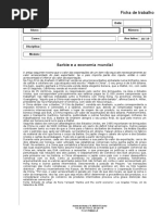 Ficha de Trabalho Globalização 2