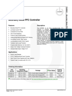 FAN6961 Bounari Mode PFC Contr PDF