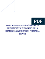PREVENCION Y MANEJO DE LA HEMORRAGIA POSTPARTO PRIMARIA 
