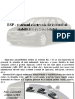 ESP - Sistemul Electronic de Control Al Stabilitatii Automobilului