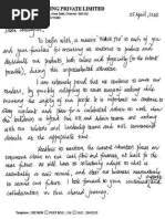 The Hindu Group Salary Cuts Letter