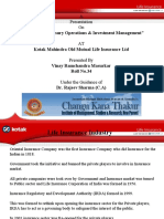 "Overview of Treasury Operations & Investment Management": A Presentation On