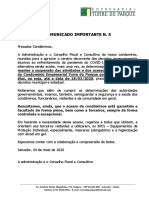 EMPRESARIAL TORRE DO PARQUE - COMUNICADO IMPORTANTE N. 5