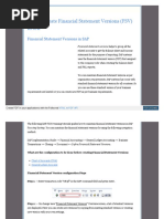 How To Create Financial Statement Versions (FSV) in SAP