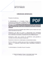 COMUNICADO N.3 - PRORROGAÇÃO DA SUSPENSÃO DAS ATIVIDADES -PANDEMIA COVID-19