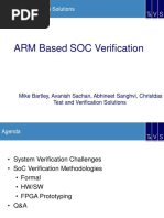 ARM Based SOC Verification: Test and Verification Solutions