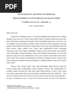 Contoh Makalah Ekonomi Islam